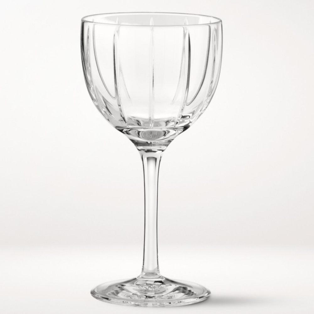 Williams Sonoma Dorset Nick & Nora Hand Cut Crystal Glass, Retail Price $39.95